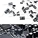 Foxnovo 125pcs 25 Values Total Electrolytic Capacitors Assortment Kit Set 1uF to 2200uF (Black)