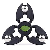 Fidget Hand Play Spinner Toys, 2017 Brighting Chrome Steel Ball Counterweight 360 High Speed Decompression Focus Gifts for Children Adults Spin 3-5 Mins (Black)