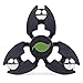 Fidget Hand Play Spinner Toys, 2017 Brighting Chrome Steel Ball Counterweight 360 High Speed Decompression Focus Gifts for Children Adults Spin 3-5 Mins (Black)