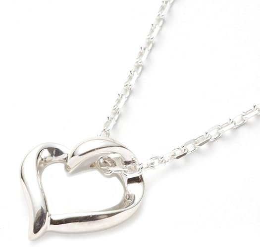 Amazon 4 ヨンドシー ネックレス ペンダント レディース エターナルシルバーネックレス オープンハート シルバー Silver ネックレス 通販