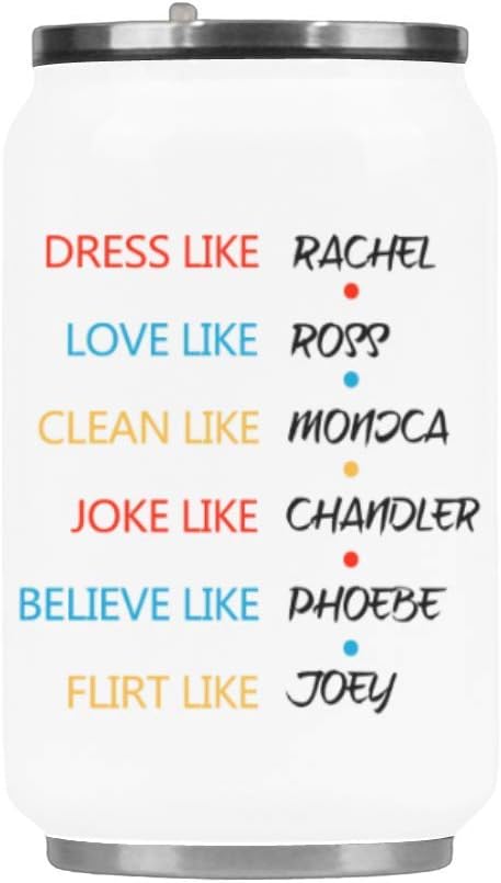 Travel Mug - 10.3 Ounce Stainless Steel Vacuum Cup, Dress Like Rachel, Love Like Ross Coffee Mug or Office Tea Cups