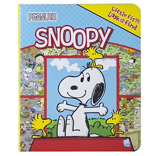 Peanuts - Best Friends Look and Find Book and Cuddly Snoopy Plush - PI Kids
