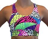 Jungle Safari Print Sports Bra (Adult and Youth Sizes)