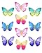 Pralb 10Pack Hair Clips Barrettes,Hair Butterfly Snap Clips Butterfly Clips Designed For Baby,Toddler,and Young Girls,5Pairs