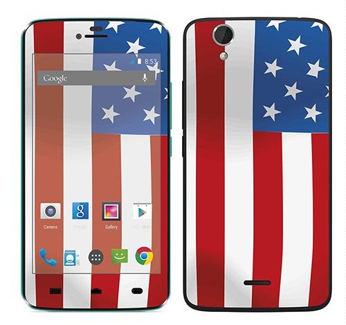 Royal Self-Adhesive Sticker RS 108052/Wiko Birdy with American Flag Design