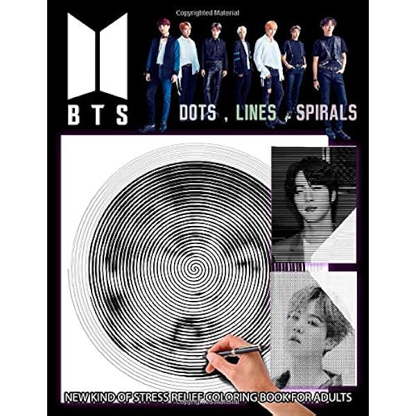 Download Bts Dots Lines Spirals Coloring Book Bangtan Boys Coloring Books For Kpop Army Fans Clark Alan 9798631156203 Amazon Com Books