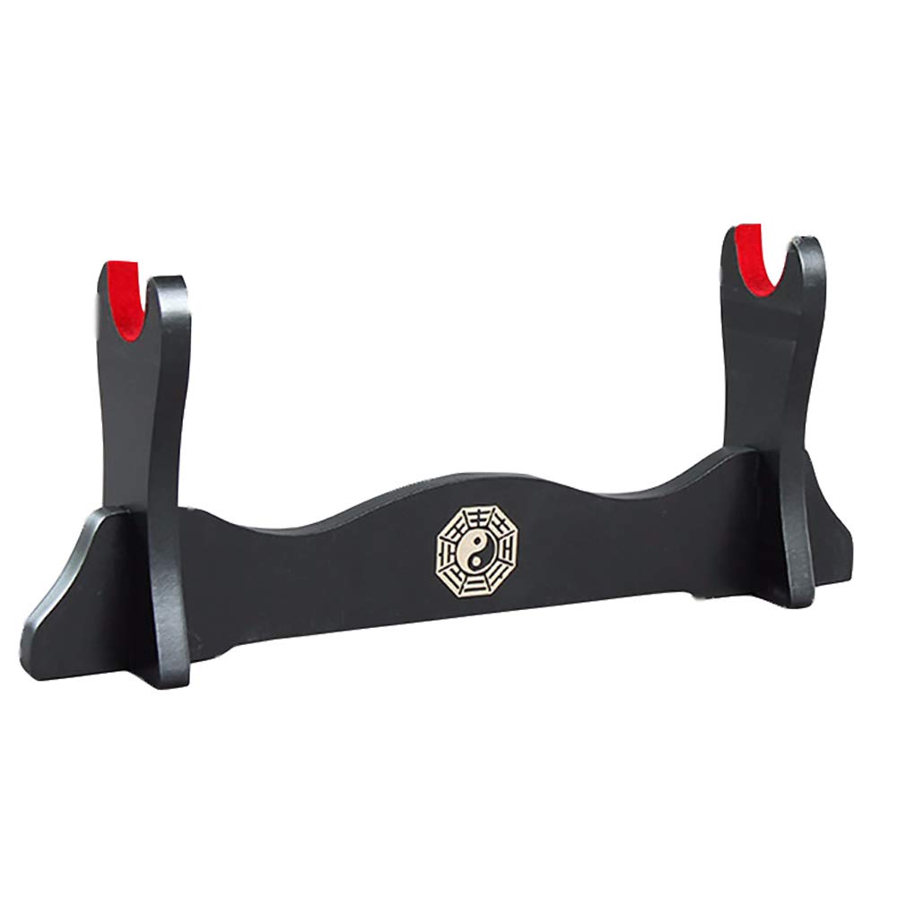 Z-Fiber Katana Stand - Japanese Velvet Padded Samurai Sword Holder Display Rack, 1 Tier