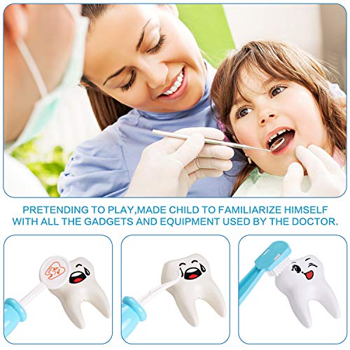 image for XIN·SHI XINSHI Doctor Pretend Role Play Medical Dentist Kits Toys wit
