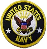 US Flag Store Navy Patch Flag, 3-Inch