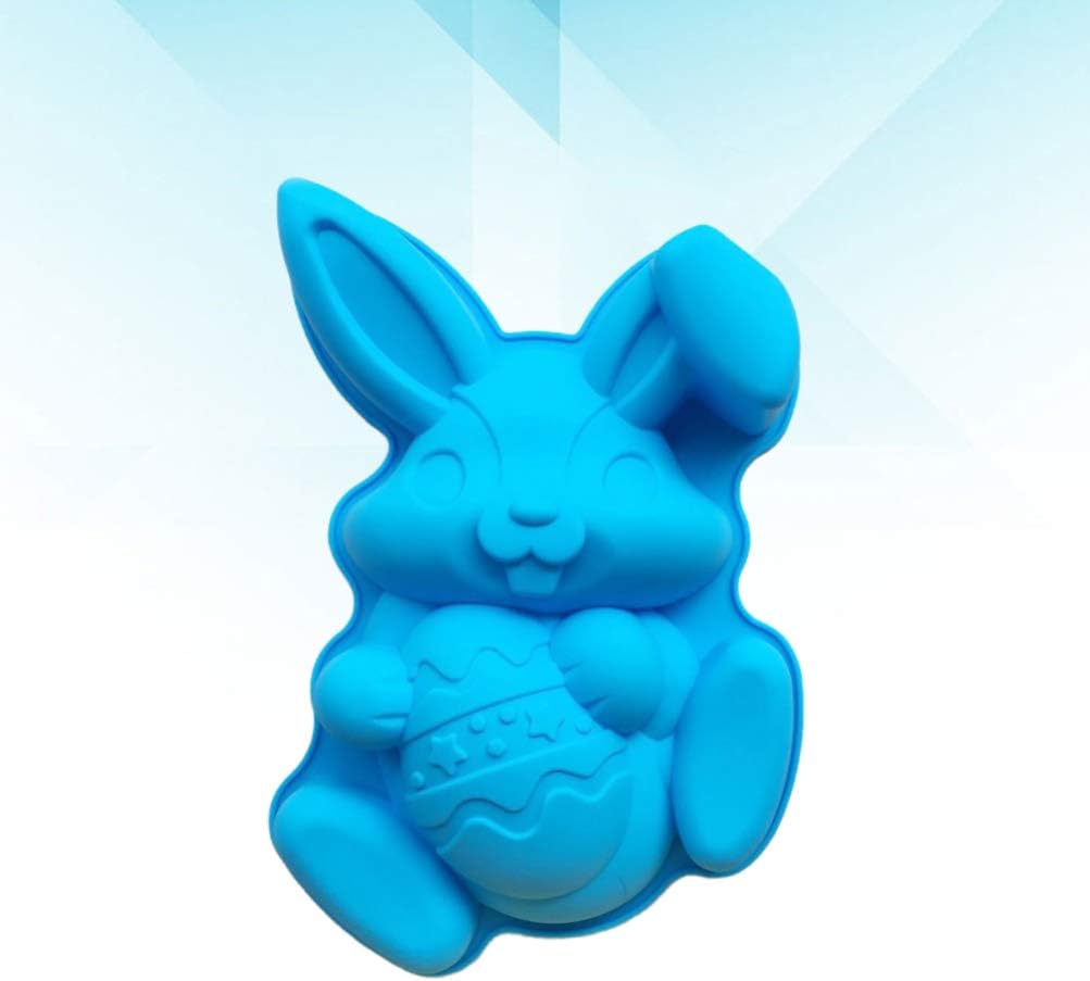 Moules A Tarte Amosfun Moule A Gateau En Silicone Lapin Oeuf Moule Antiadhesif Lapin Moule En Silicone Pour La Cuisson Du Gateau De Fete De Paques Dessert Cuisine Maison Moules A