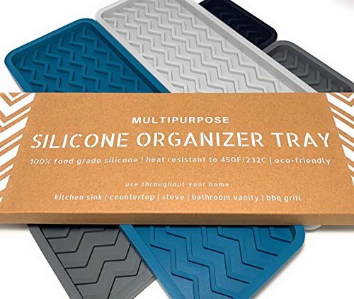 3 SMRTLVNG+Silicone+Kitchen+Organizer+inches