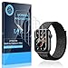[4 Pack] LK for Apple Watch Screen Protector 44mm /42mm (Series 4/3/2/1 Compatible), Max Coverage Screen Protector [HD Clear Anti-Bubble Film] Case Friendly