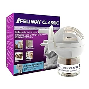 Feliway-Classic-30-Day-Starter-Kit-Diffuser-and-Refill-48ml FELIWAY Classic 30 day starter kit. Diffuser and Refill. Comforts cats and helps solve helps solve behavioural issues…