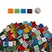 Milltown Merchants™ Mosaic Tiles - Bulk Mosaic Tile Assortment - 3/4 Inch (20mm) Mixed Colors Venetian Glass Tile - 7 Pound (112 oz) Craft and Backsplash Tile