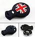 Cuztom Tuning Fits for 2007-2014 Mini Cooper Smart Car Key Fob Black Union Jack Silicone Protective Case Cover