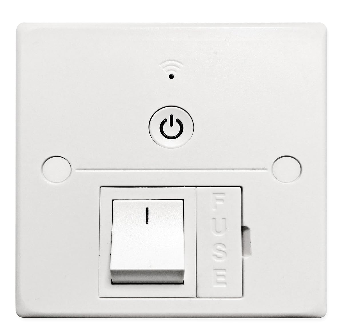 WiFi Fused Spur Connection Unit - 13A - White - Switch ON/Off - Mobile App for Lights, Lamps and Radiators, Towel Rails