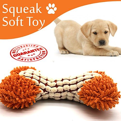 Squeaky Dog Toy BIG Bone Shape and Fun for Small, Medium and Large dogs. Fetching fun for all sizes and breeds