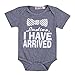 Qudasar PDTXCLS Dijkoo Lily.Pie Ladies, I Have Arrived Baby Infant Funny Bodysuits Newborn Rompers (3-6M, Grey)