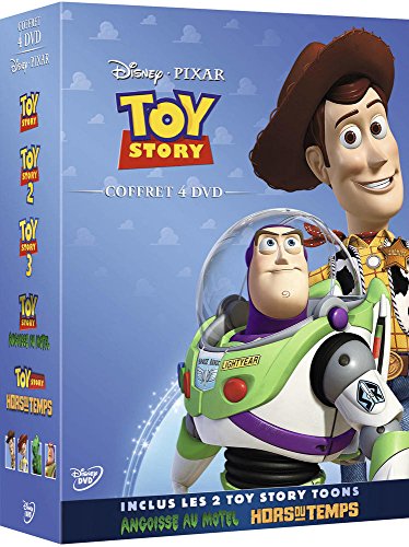 Toy Story - Coffret 4 Dvd : Toy Story 1, 2 Et 3 + Angoisse Au Motel + Hors Du Temps