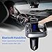 OBSTARO FM Transmitter, Bluetooth Fm Transmitter for car, Wireless in-car Bluetooth Receiver MP3 Player Stereo Radio Adapter car kit with Dual USB Ports,Hands Free for Iphone, Ipad,Smartphones