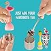 CAZD Loose Leaf Tea Infuser Gift Set. Fun Pineapple & Flamingo Silicone & Fine Mesh Tea Basket. Cute Tea Steepers with Bonus Tea Scoop. Great for Iced Tea.