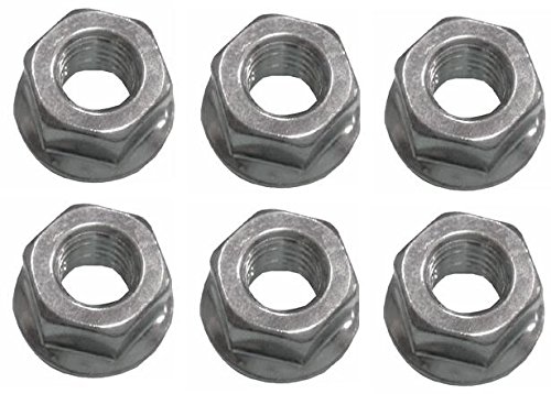 Flanged Bar Nuts 6 Pack Replaces Husqvarna