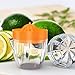 Lemon Squeezer Hand Juicer - Bariho Citrus Orange Squeezer Manual Lid Rotation Press Reamer for Lemon Lime with Strainer and Container