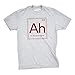 Ah! The Element of Surprise T Shirt Funny Sarcastic Science Periodic Table Tee Funny T Shirts Sarcastic Apparel for Men Cool Science Short Sleeve Novelty Light Grey XL