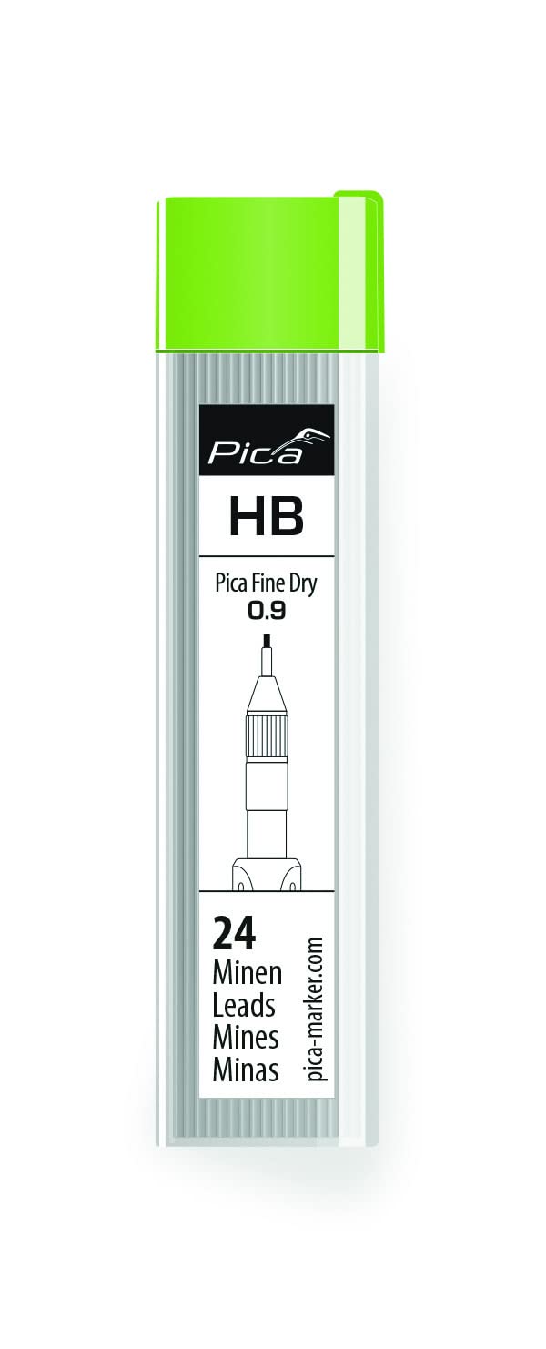 Pica Precise Fine-Dry refill set HB 7030 refill box with 24 leads - 0.9mm