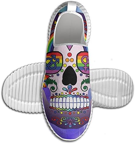 Sugar Skul Rainbow Laceless Running Sneakers Running Gym Shoes