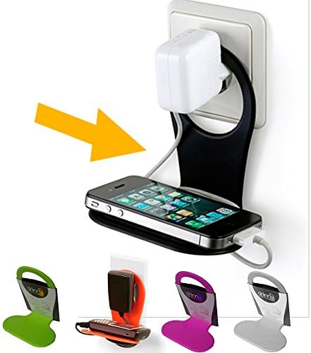 Cell Phone Wall Charging Rack Cable Holder Stand Organizer Smartphone Mobile Mp3