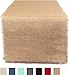 DII Jute Burlap Collection Kitchen Tabletop, Table Runner, 15x48, Solid Natural