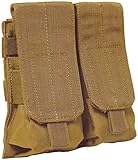 VooDoo Tactical 20-7331007000 M4/M16 Mag Pouch, Coyote, Double