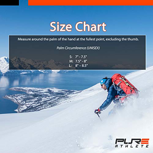 Wool Ski Glove Liner with Touch Screen Technology Premium Merino Wool