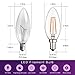 keymit KE-C35E122W-27-80-C C35 2W LED Candelabra Dimmable Bulb 2700K 20W Equivalent, Clear