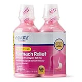 Equate - Stomach Relief, Regular Strength Pink Liquid (2X 262 mg= 525 mg) 32 fl oz (Compare to Pepto-Bismol)