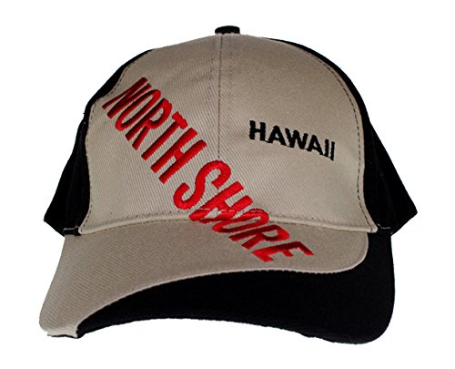 Embroidered Cap Hat, North Shore Hawaii, Khaki