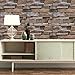 Timeet Stone Peel and Stick Wallpaper,Self-Adhesive Wallpaper 3D Stone Textured Removable Wallpaper Décor Film for Room 17.7in x 16.4ft