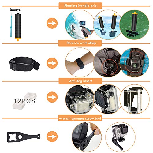 image for Erligpowht 61-In-1 Action Camera Accessories Kit for GoPro Hero 7 6 5 