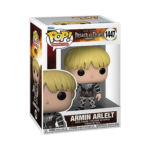 Funko POP! Animation: Attack on Titan - Armin Arlert - 1/6 Odds for Rare Chase Variant - Collectable Vinyl Figure - Gift Idea - Official Merchandise - for Kids & Adults - Anime Fans