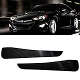 Carbon Door Protect Anti Scratch Cover Kick Decal Sticker Carbon Black For Hyundai 2012-2014 Genesis Coupe