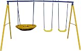 Zero Gravity Kids Swing Set with Metal Frame - Space Shuttle Up to 4 Children view 2