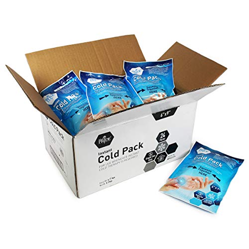 Medpride Instant Cold Pack (6”x 9”) Set of 24 Disposable Cold Therapy