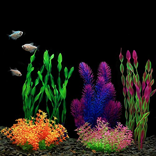 image for MyLifeUNIT Artificial Aquariums Plants Plastic Fish Tank Plants for Aq