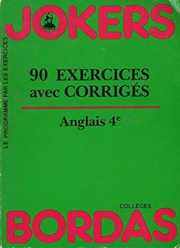 Download Anglais, 4e : 90 exercices avec corrigés PDF