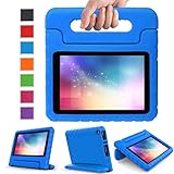 2017 New Fire 7 Case - LTROP Portable Shock Proof Fire 7 Tablet Case for Kids (7th Generation, 2017 Release) - Blue