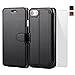 TANNC iPhone 8 Wallet Case, iPhone 7 Case, Flip Leather Phone Case [Screen Protector Included] [Card Slot] [Kickstand] - for iPhone 8 and iPhone 7 - Black