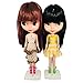 Dollshow 12inch Posable Big Head Doll 30CM BJD Dress-up Girl Toys Collections Kids Gifts 4 Color Change Eyes