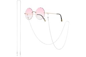 Spectabilis Glasses Chain for Women 75cm - Stainless Steel Eyeglass Holder with Anti-Slip Silicone Tips