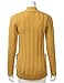 FLORIA Womens Cable Knit Long Sleeve Button Sweater Cardigan w/ Pockets (S-3XL)